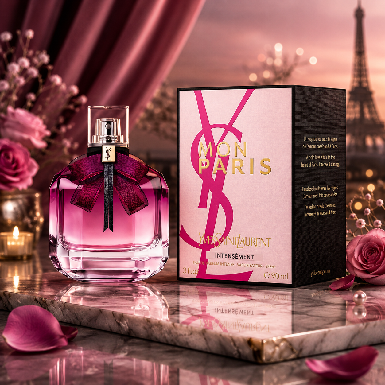 Yves Saint Laurent Mon Paris Intensement Eau De Parfum for Women – 90ml